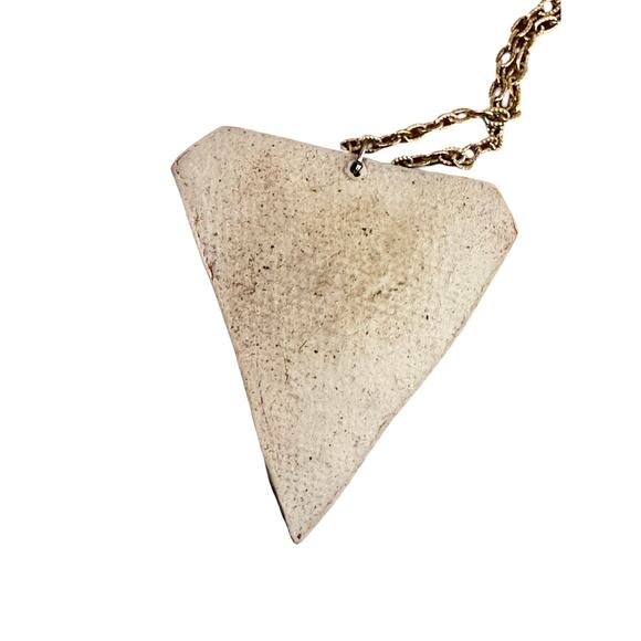 Ceramic Shard Pendant Necklace - Picture 5 of 7